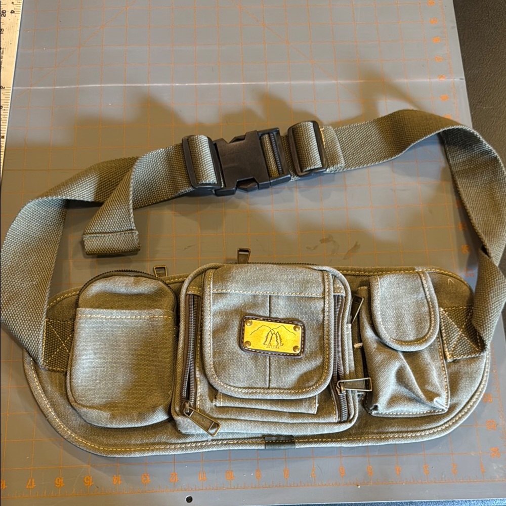 Prairie Schooner Men's Green Utility Belt Bag